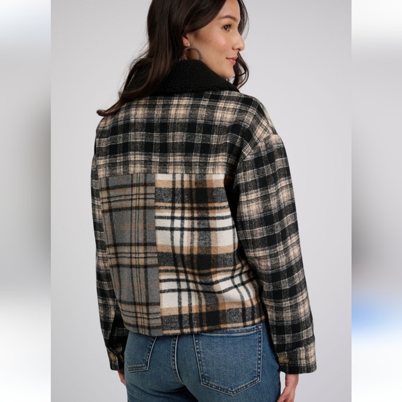 Ivy Jane Patched Plaid Jacket Sz S ($189) - Picture 2 of 9